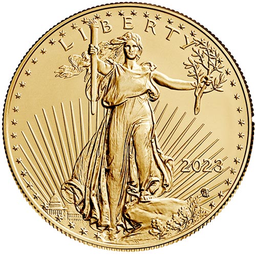 One Ounce Gold American Eagle 2023
