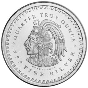 Quarter Ounce Aztec Calendar Silver Round