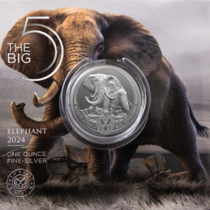 Big Five 2024 Silver One Ounce Elephant BU – Series 3