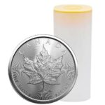 One Ounce 2023 Silver Canadian Maple mint tube