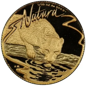 1998 1/10 oz Proof Gold Natura Leopard