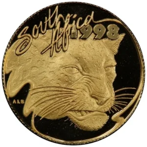 1998 1/10 oz Proof Gold Natura Leopard