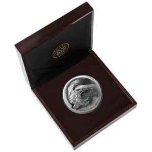 2025 1 kg Silver Odyssey Bateleur Eagle - Reverse