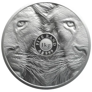 2025 1 kg Silver Big Five Lion - Series 3 proof reverse