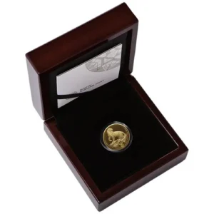 The 2026 1/4 oz Proof Gold Big Five Leopard is a quarter-ounce .9999 fine gold coin from the South African Mint, featuring the Series III leopard design in an exclusive limited proof presentation.