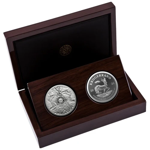 2026 Big Five Silver Leopard & Krugerrand Double Capsule - Series 3