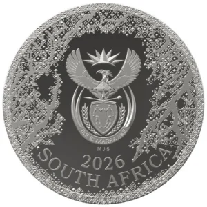 2026 2 oz Silver Odyssey Martial Eagle obverse